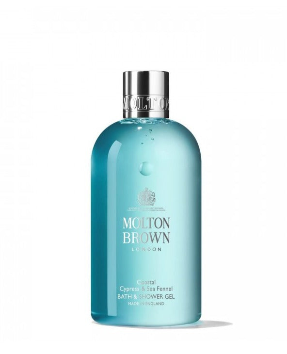 MOLTON BROWN - COASTAL CYPRESS & SEA FENNEL BATH & SHOWER GEL 300 ML