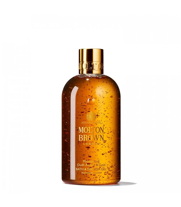MOLTON BROWN - MESMERING OUDH ACCORD & GOLD BATH & SHOWER GEL 300 ML