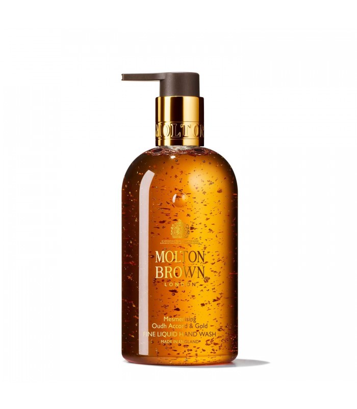 MOLTON BROWN - MESMERING OUDH ACCORD & GOLD FINE LIQUID SOAP 300 ML