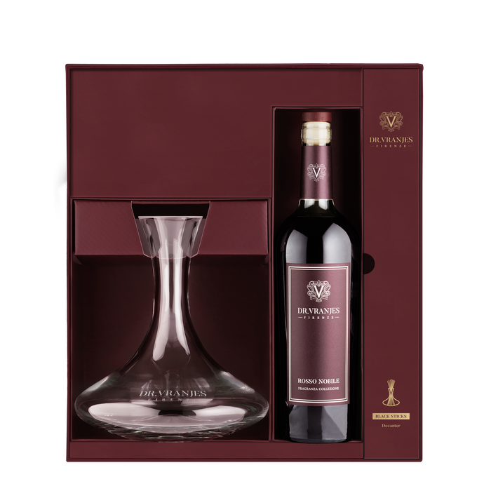 Dr VRANJES - Decanter Rosso Nobile e Bottiglia Bordolese