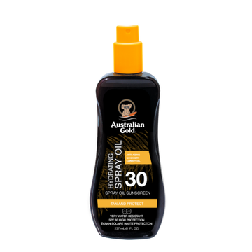 Australian Gold - SPF 30 Spray Oil With Tea Tree and Carrot Oils 237 ml